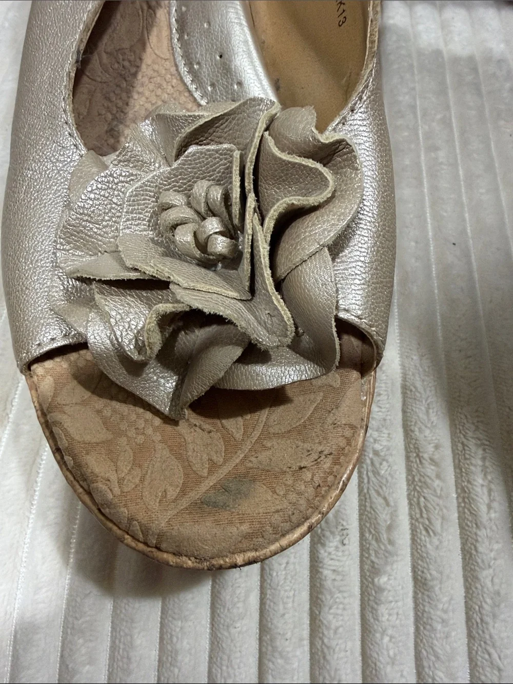 boc slingback wedge